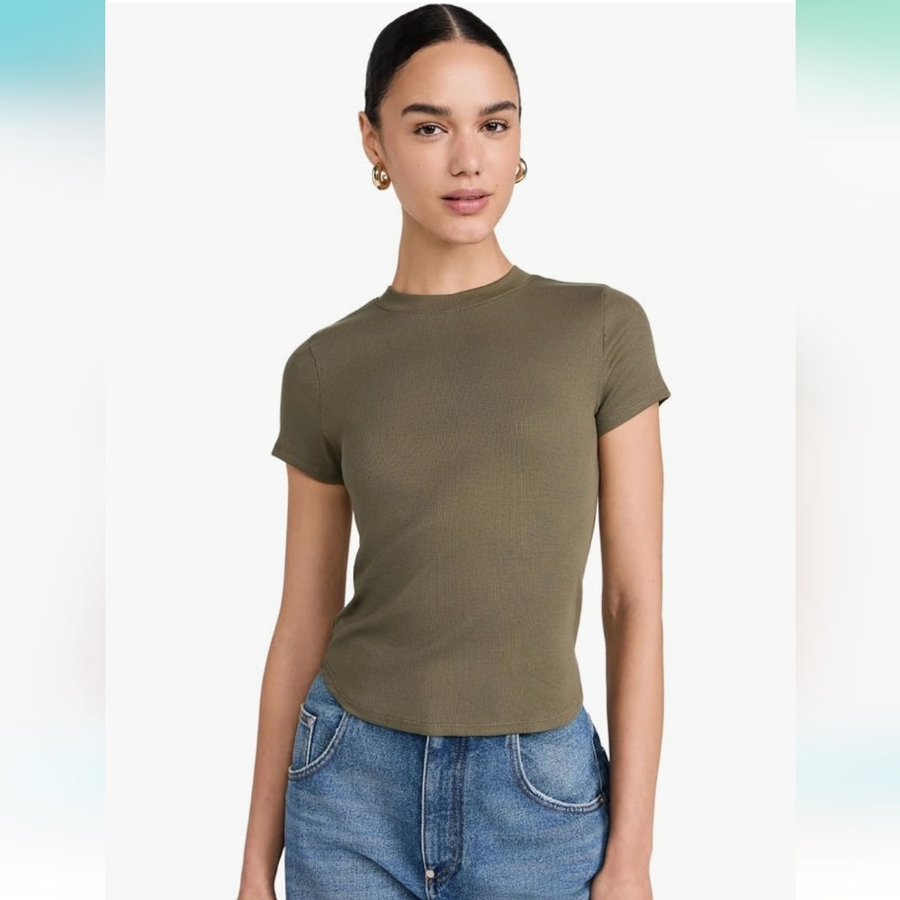 Soft Knit Tee Green Small - $16 total